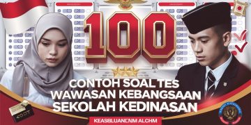 100 Contoh Soal Tes Wawasan Kebangsaan Sekolah Kedinasan