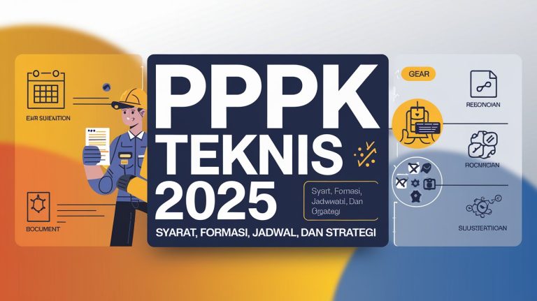 PPPK Teknis 2025: Syarat, Formasi, Jadwal, dan Strategi Sukses Seleksi